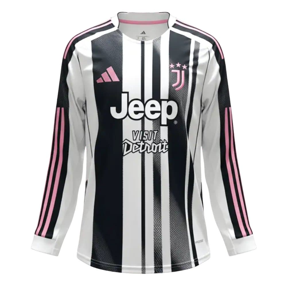 Men's Juventus Home Long Sleeve Jersey 2025/26 Men's Juventus Home Long Sleeve Jersey 2025/26