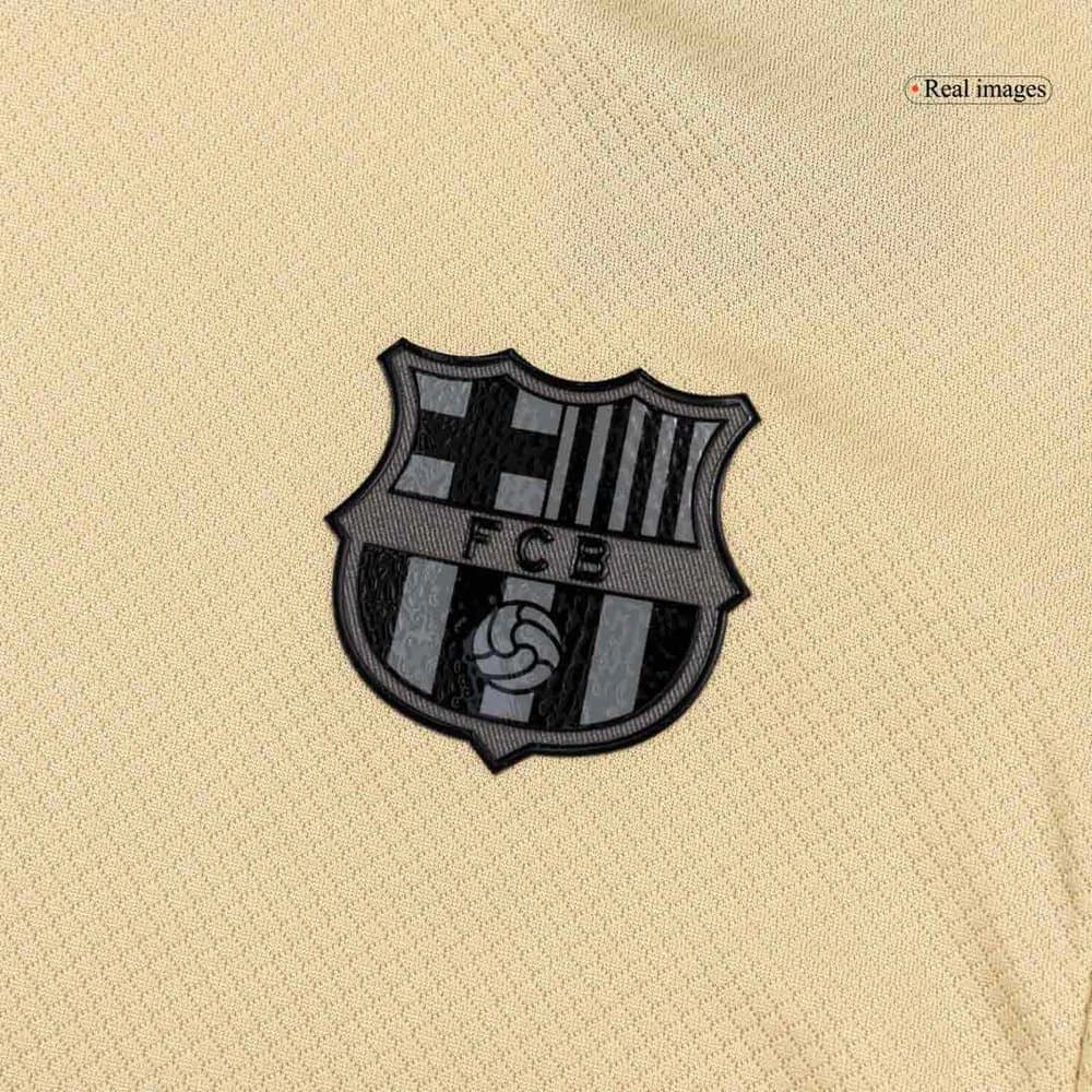 Kid's Barcelona Away Soccer Jersey Kit 2025/26