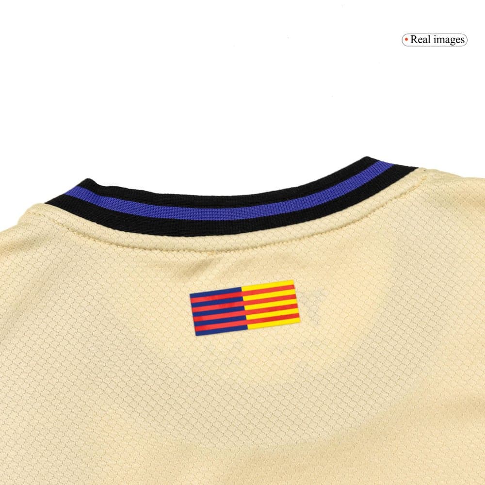 Kid's Barcelona Away Soccer Jersey Kit 2025/26