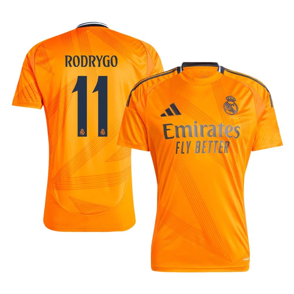 Men's RODRYGO #11 Real Madrid Away Replica Soccer Jersey 2024/25 Men's RODRYGO #11 Real Madrid Away Replica Soccer Jersey 2024/25