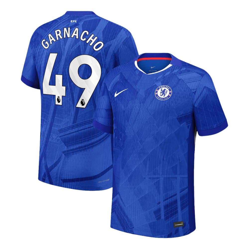 Men's GARNACHO #49 Chelsea Home Authentic Jersey 2025/26 Men's GARNACHO #49 Chelsea Home Authentic Jersey 2025/26