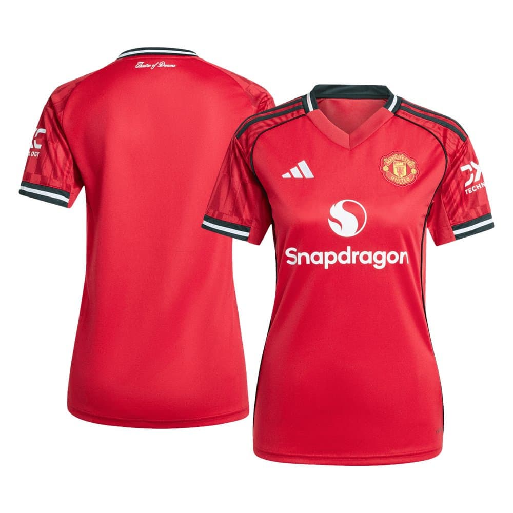 Women's Manchester United Home Authentic Jersey 2025/26 Women's Manchester United Home Authentic Jersey 2025/26