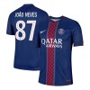 Men's JOÃO NEVES #87 PSG Home Authentic Jersey 2025/26