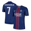 Men's KVARATSKHELIA #7 PSG Home Authentic Jersey 2025/26 Men's KVARATSKHELIA #7 PSG Home Authentic Jersey 2025/26