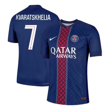 Men's KVARATSKHELIA #7 PSG Home Authentic Jersey 2025/26 Men's KVARATSKHELIA #7 PSG Home Authentic Jersey 2025/26