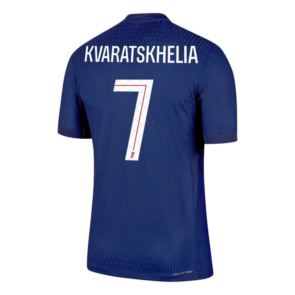 Men's KVARATSKHELIA #7 PSG Home Authentic Jersey 2025/26 Men's KVARATSKHELIA #7 PSG Home Authentic Jersey 2025/26