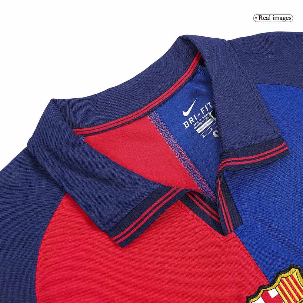 Men's GUARDIOLA #4 Barcelona Home Retro Soccer Jersey 1999/00 Men's GUARDIOLA #4 Barcelona Home Retro Soccer Jersey 1999/00