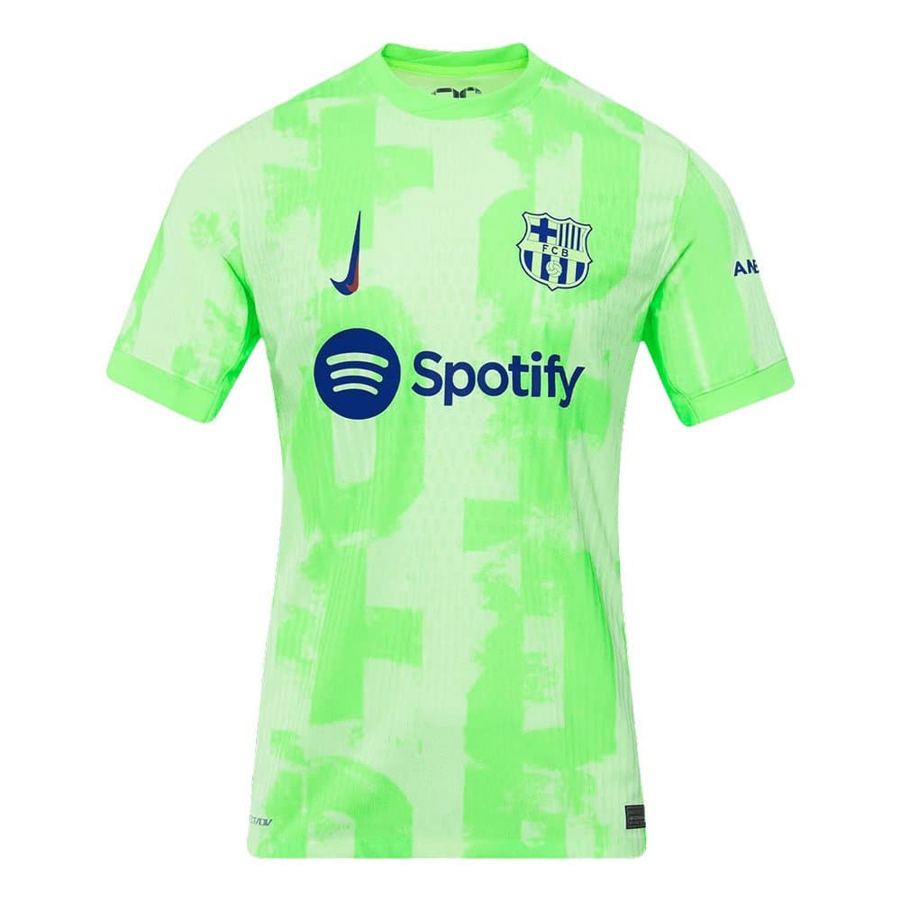 Men's Barcelona Third Away Authentic Soccer Jersey 2024/25 Men's Barcelona Third Away Authentic Soccer Jersey 2024/25