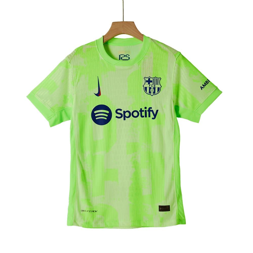Men's Barcelona Third Away Authentic Soccer Jersey 2024/25 Men's Barcelona Third Away Authentic Soccer Jersey 2024/25