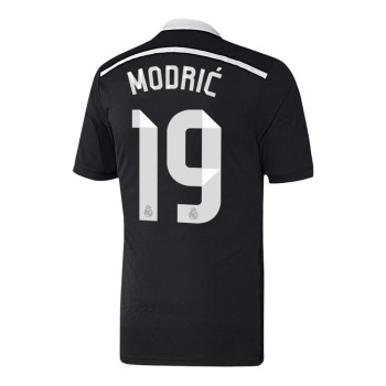 Men's MODRIĆ #19 Real Madrid Third Away Retro Soccer Jersey 2014/15 Men's MODRIĆ #19 Real Madrid Third Away Retro Soccer Jersey 2014/15