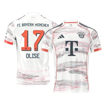 Men's OLISE #17 Bayern Munich Away Replica Soccer Jersey 2025/26 Men's OLISE #17 Bayern Munich Away Replica Soccer Jersey 2025/26