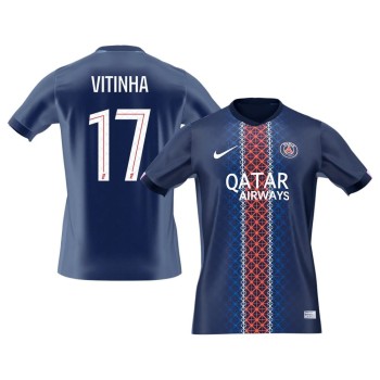 Men's VITINHA #17 PSG Home Replica Soccer Jersey 2025/26 Men's VITINHA #17 PSG Home Replica Soccer Jersey 2025/26