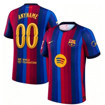 Men's Barcelona 26/27 Home Authentic Custom Jersey