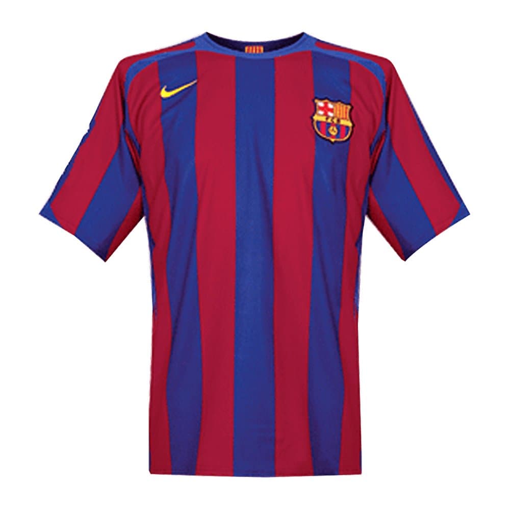 Men's Barcelona Home Retro Soccer Jersey 2005/06
