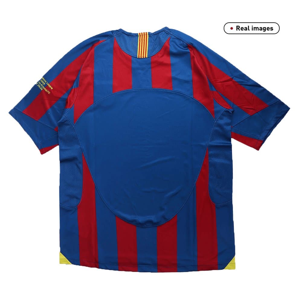 Men's Barcelona Home Retro Soccer Jersey 2005/06