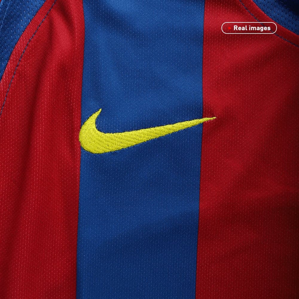 Men's Barcelona Home Retro Soccer Jersey 2005/06