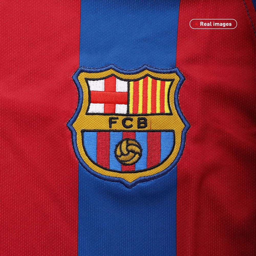Men's Barcelona Home Retro Soccer Jersey 2005/06