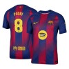 Men's PEDRI #8 Barcelona Home Authentic Soccer Jersey - UCL 2025/26 Men's PEDRI #8 Barcelona Home Authentic Soccer Jersey - UCL 2025/26