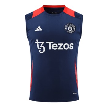 Men's Manchester United Pre-Match Sleeveless Top 2024/25 Men's Manchester United Pre-Match Sleeveless Top 2024/25