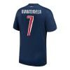 Men's KVARATSKHELIA #7 PSG Home Replica Soccer Jersey -UCL 2024/25