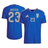 Men's BASTONI #23 Italy Home Authentic Jersey World Cup 2026