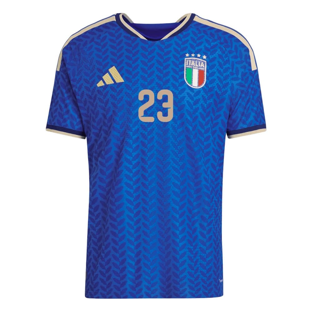 Men's BASTONI #23 Italy Home Authentic Jersey World Cup 2026
