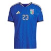 Men's BASTONI #23 Italy Home Authentic Jersey World Cup 2026