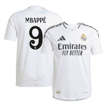 Men's MBAPPÉ #9 Real Madrid Home Authentic Soccer Jersey 2024/25 Men's MBAPPÉ #9 Real Madrid Home Authentic Soccer Jersey 2024/25