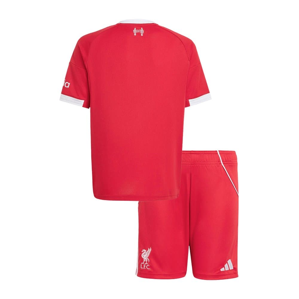 Kid's Liverpool Home Soccer Jersey Kit 2025/26
