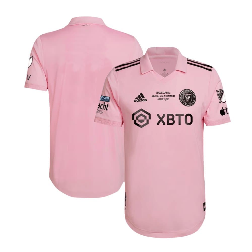 Men's Inter Miami CF Home Authentic Soccer Jersey - Leagues Cup Final 2023