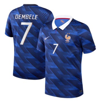 Kid's Ousmane Dembélé #7 France Home Stadium Replica Jersey World Cup 2026 Kid's Ousmane Dembélé #7 France Home Stadium Replica Jersey World Cup 2026