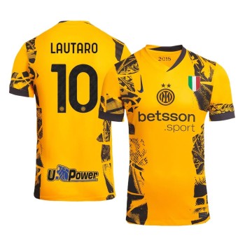 Men's LAUTARO #10 Inter Milan Third Away Replica Soccer Jersey 2024/25