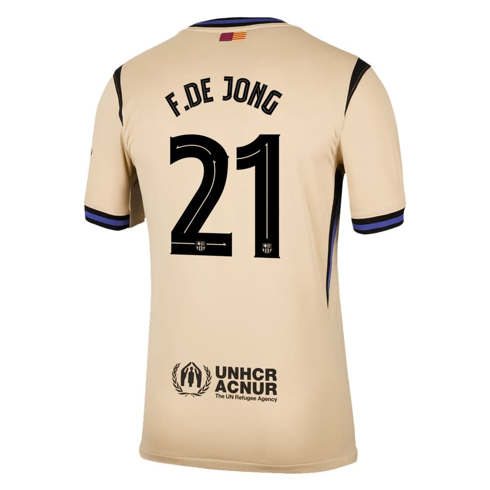 Men's F.DE JONG #21 Barcelona Away Replica Soccer Jersey -UCL 2025/26 Men's F.DE JONG #21 Barcelona Away Replica Soccer Jersey -UCL 2025/26