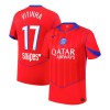 Men's VITINHA #17 PSG Third Away Replica Soccer Jersey 2025/26