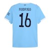 Men's RODRIGO #16 Manchester City Home Authentic Jersey World Cup 2025/26 Men's RODRIGO #16 Manchester City Home Authentic Jersey World Cup 2025/26