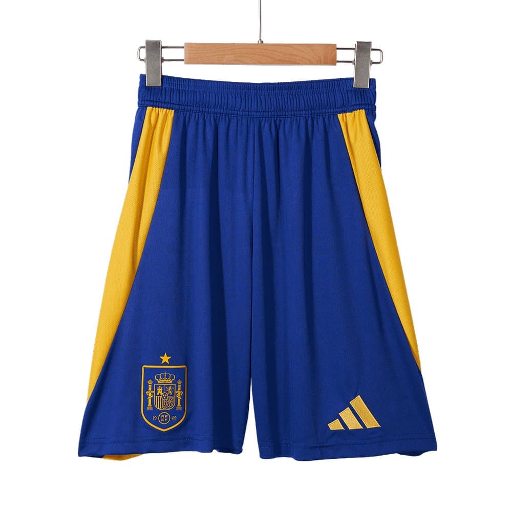 Men's Spain Home Soccer Shorts 2024 Men's Spain Home Soccer Shorts 2024