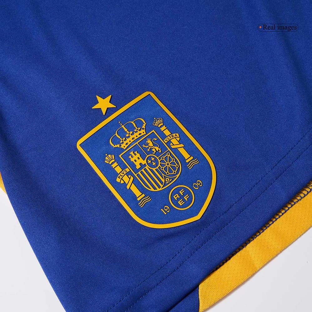 Men's Spain Home Soccer Shorts 2024 Men's Spain Home Soccer Shorts 2024