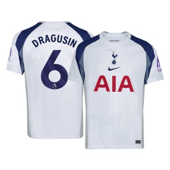 Men's DRAGUSIN #6 Tottenham Hotspur Home Replica Soccer Jersey 2025/26 Men's DRAGUSIN #6 Tottenham Hotspur Home Replica Soccer Jersey 2025/26