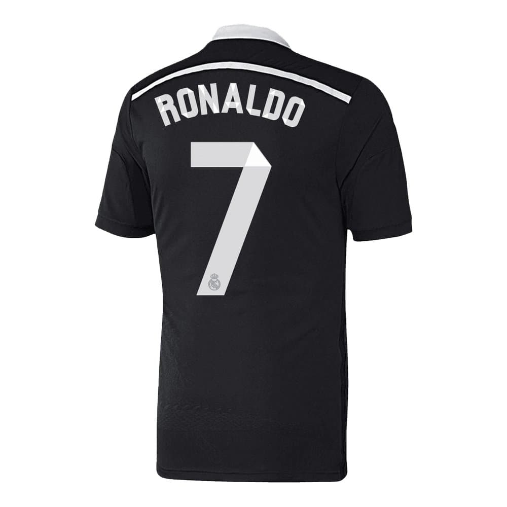 Men's RONALDO #7 Real Madrid Third Away Retro Soccer Jersey 2014/15