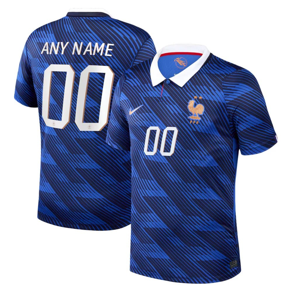 Kid's France Home Stadium Replica Custom Jersey World Cup 2026 Kid's France Home Stadium Replica Custom Jersey World Cup 2026