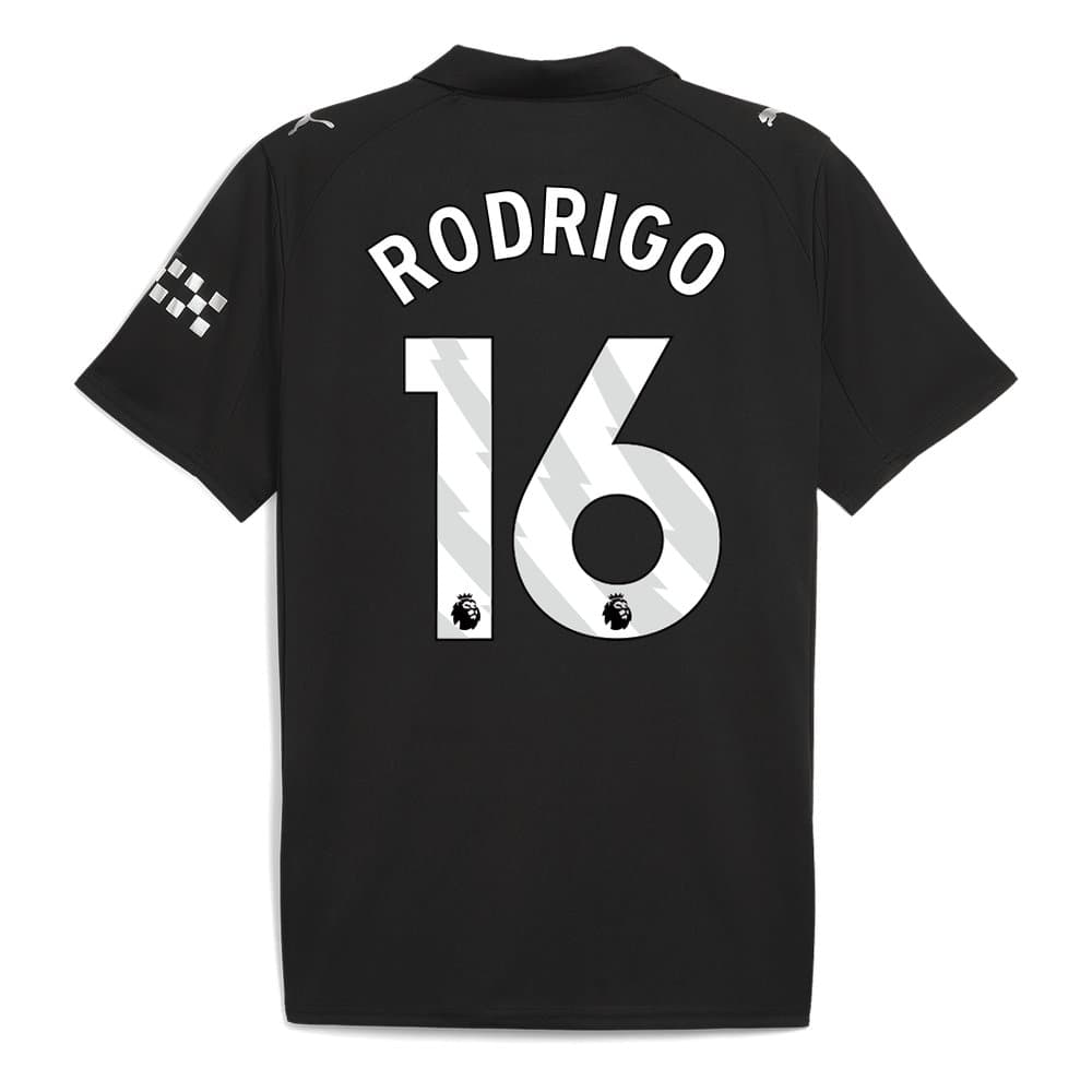 Men's RODRIGO #16 Manchester City Away Replica Soccer Jersey 2025/26