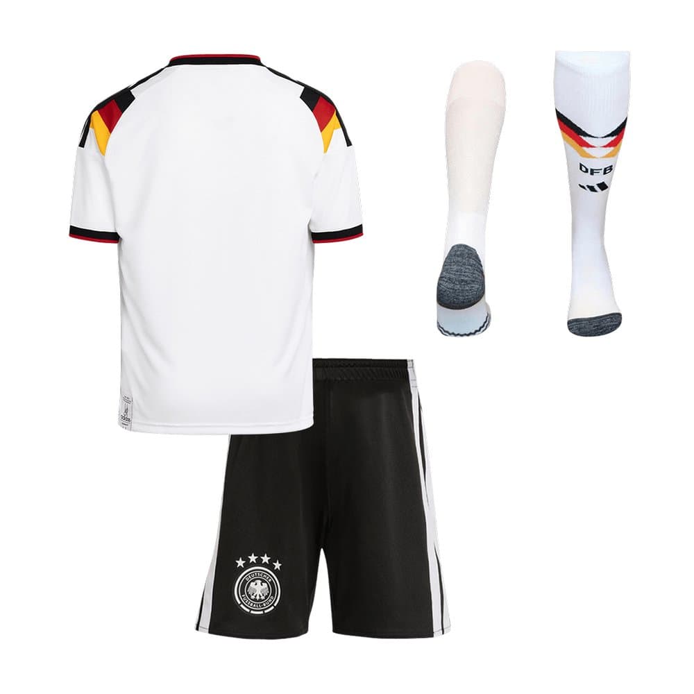 Kid's Germany Home World Cup Soccer Jersey Full Kit 2026