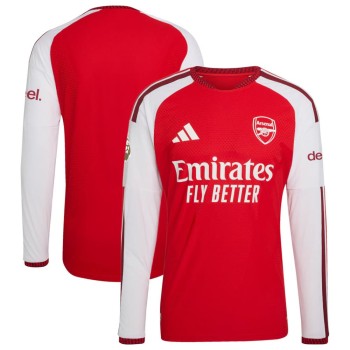 Men's Arsenal Home Authentic Long Sleeve Jersey 2026/27