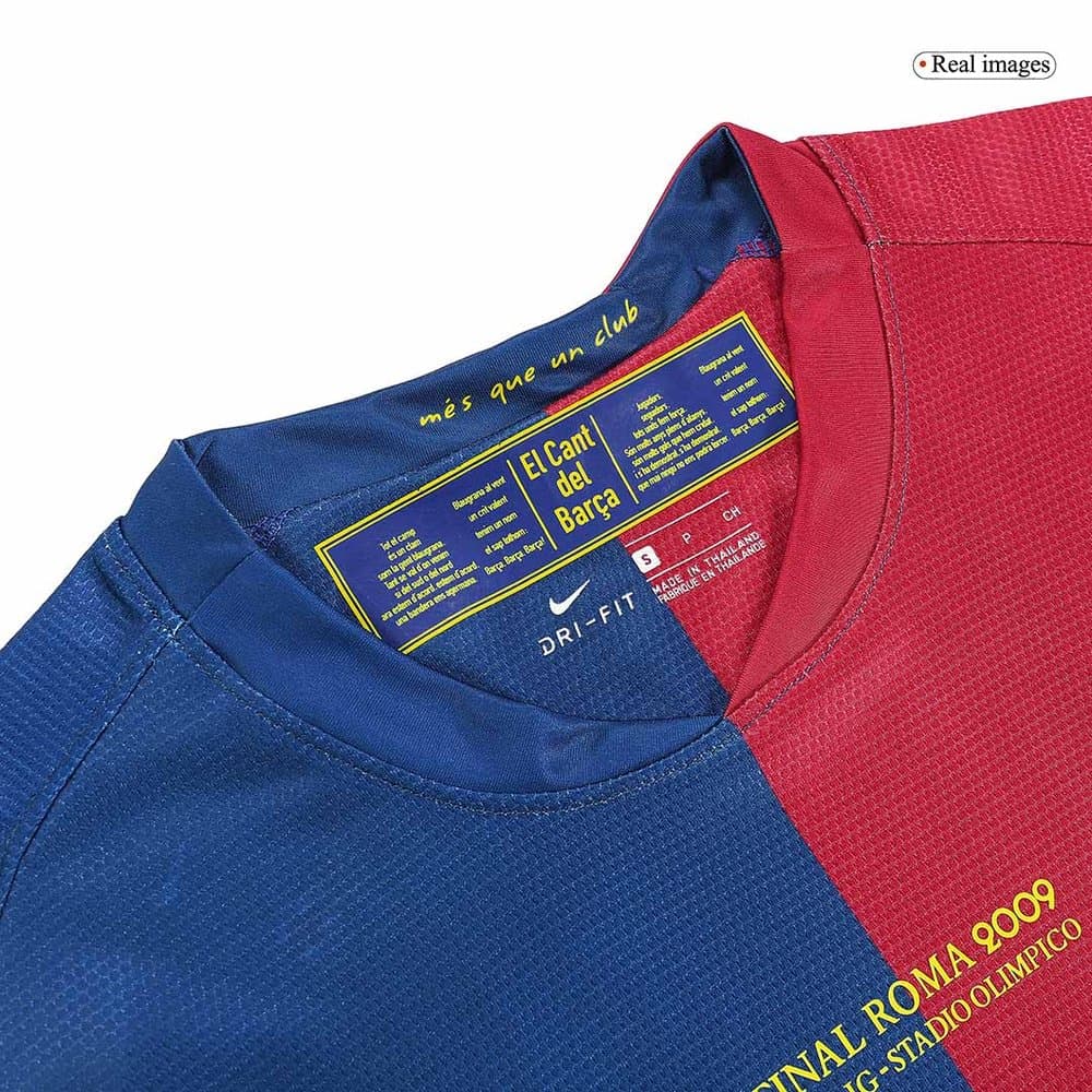 Men's Barcelona Home Retro Soccer Jersey - UCL Final 2008/09 Men's Barcelona Home Retro Soccer Jersey - UCL Final 2008/09