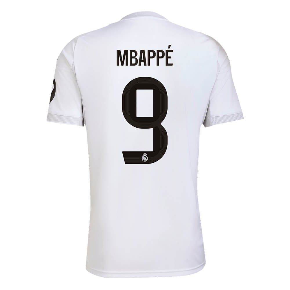 Men's MBAPPÉ #9 Real Madrid Home Replica Soccer Jersey 2025/26