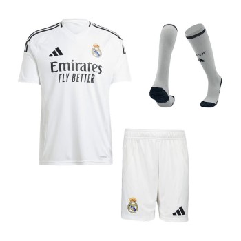 Men's Real Madrid Home Jersey Full Kit 2024/25 Men's Real Madrid Home Jersey Full Kit 2024/25