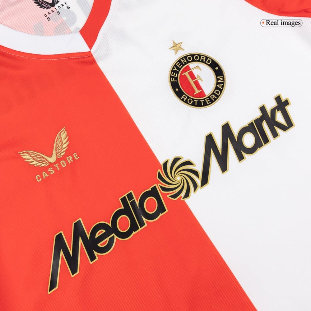 Men's Feyenoord Home Replica Soccer Jersey 2025/26