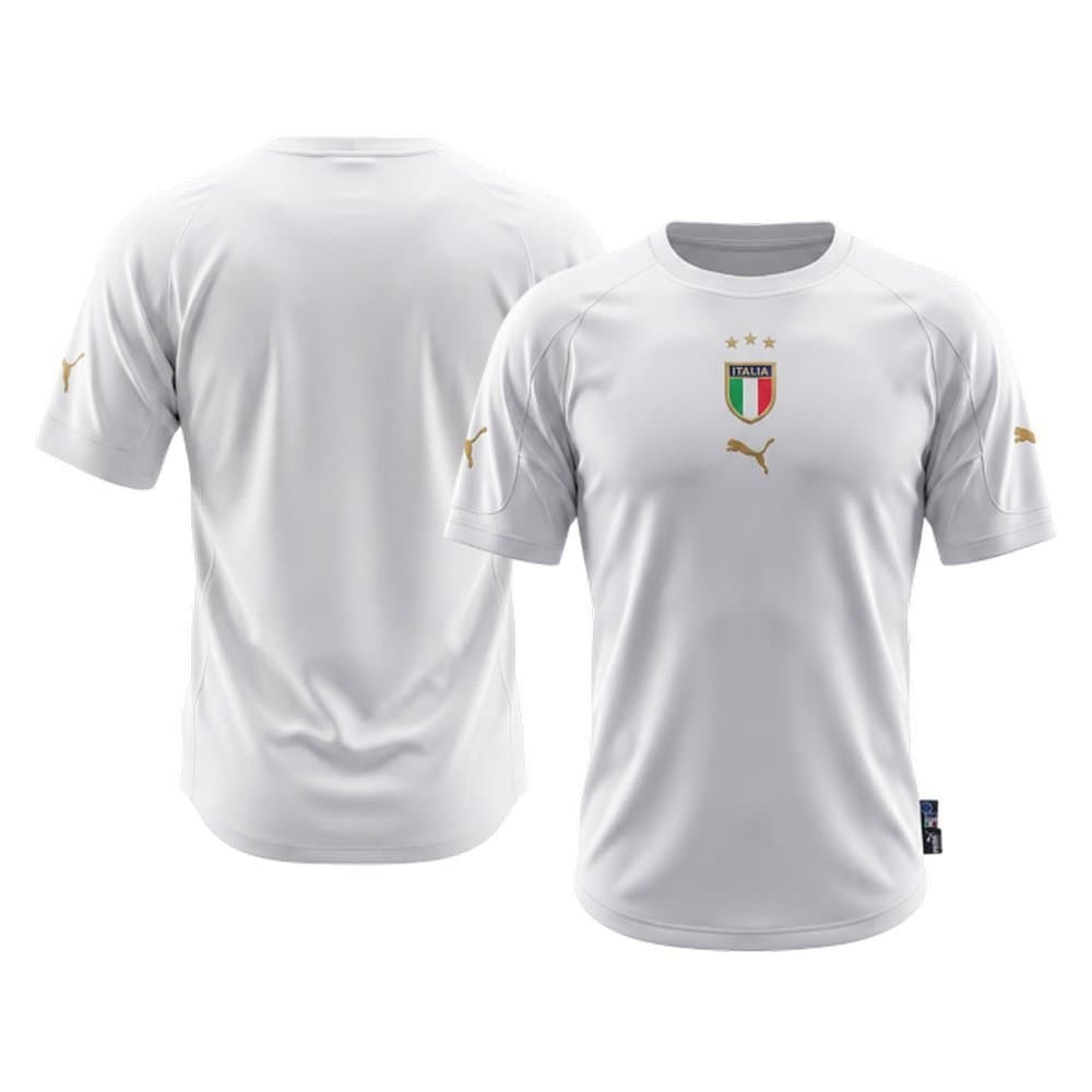 Men's Italy Away Retro Soccer Jersey 2004