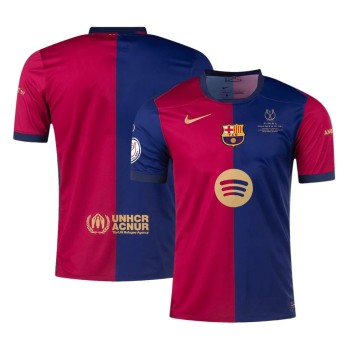 Men's Barcelona Home Replica Soccer Jersey - Copa del Rey Final 2024/25