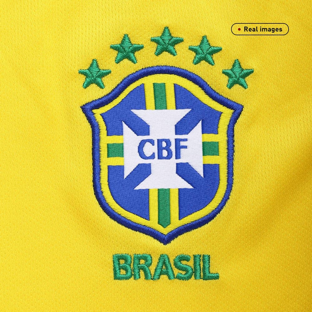 Men's Brazil Home Retro Soccer Jersey 2004